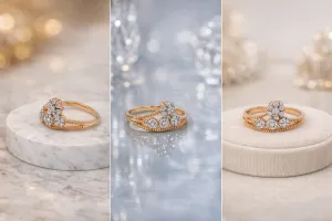 Trio Bloom Cluster Ring