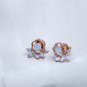 Infinity Glow Stud Earrings
