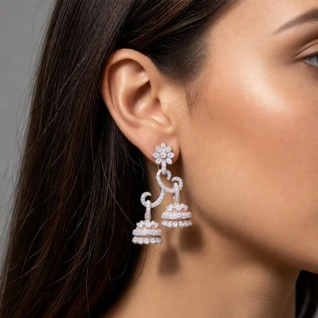 Traditional Dangling Jhumka Earrings