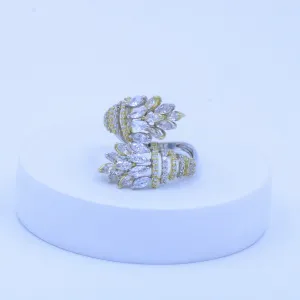 Feather Open Statement Ring
