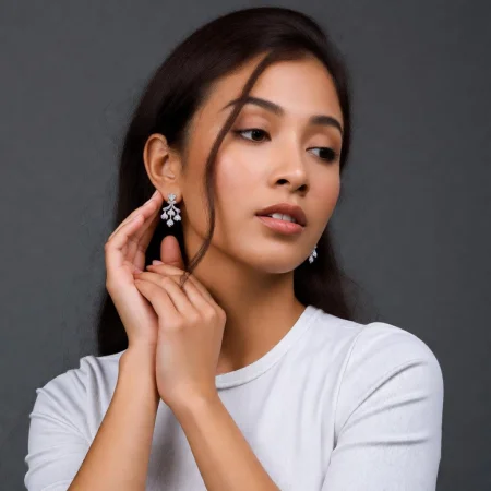 Floral Symphony Drop Earrings