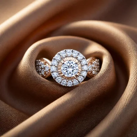 Classic Halo Silver Ring