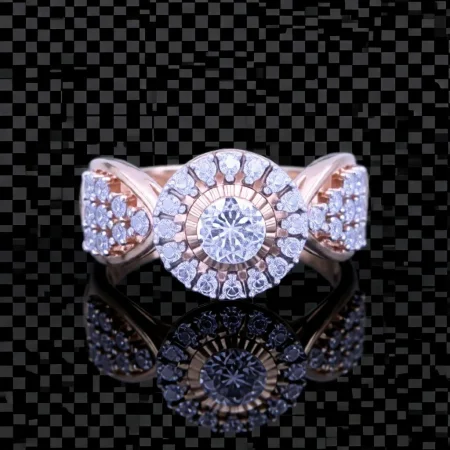 Classic Halo Silver Ring