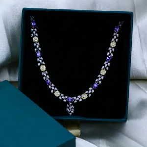 Amethyst Sunburst Necklace